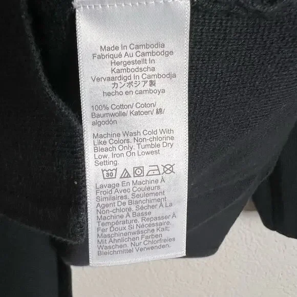 J.Crew Two-Button Black Sweater Knit Blazer Size Petite Medium - Picture 9 of 11